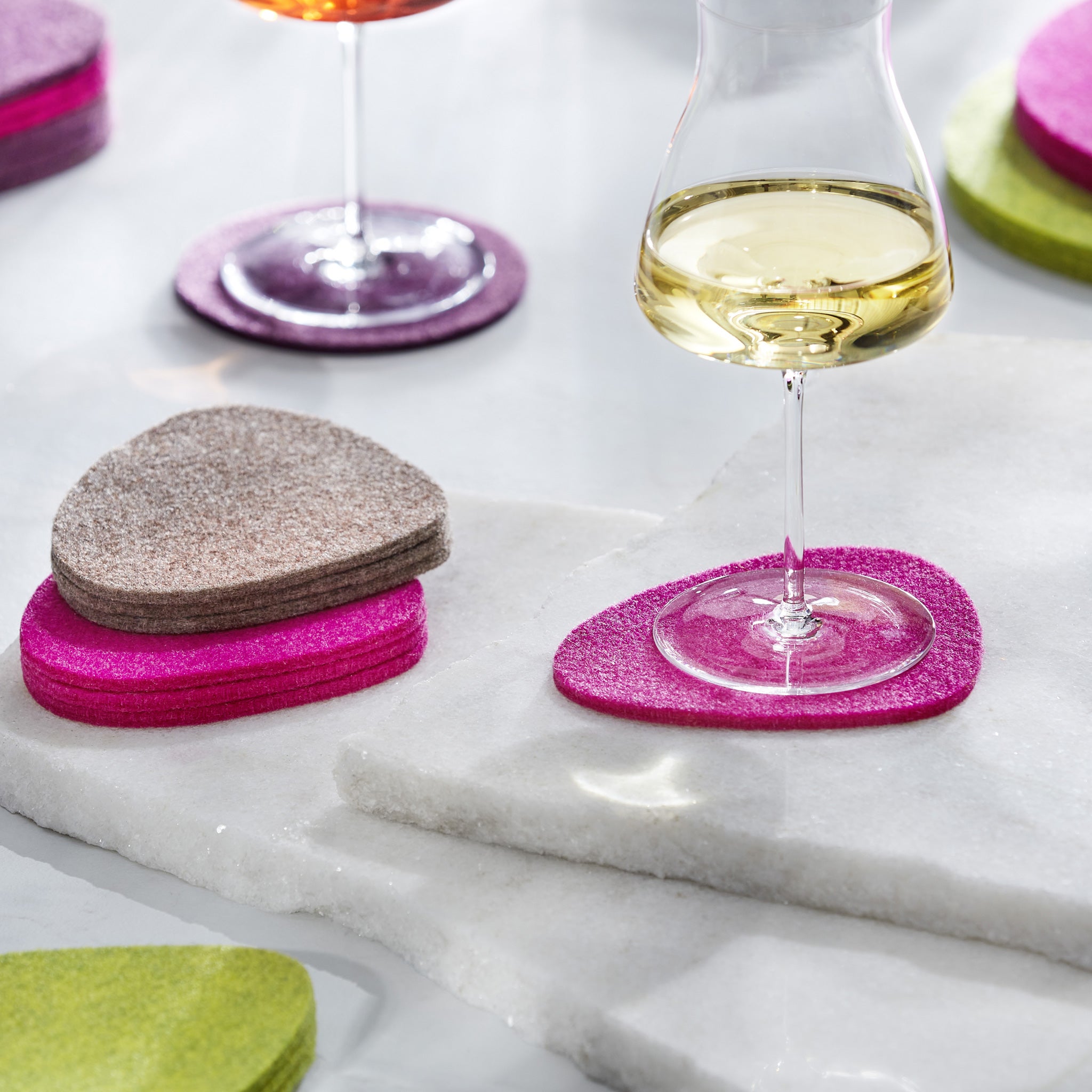 ファイバリックス / コースター アイランド 10cm 全14色(2枚セット)