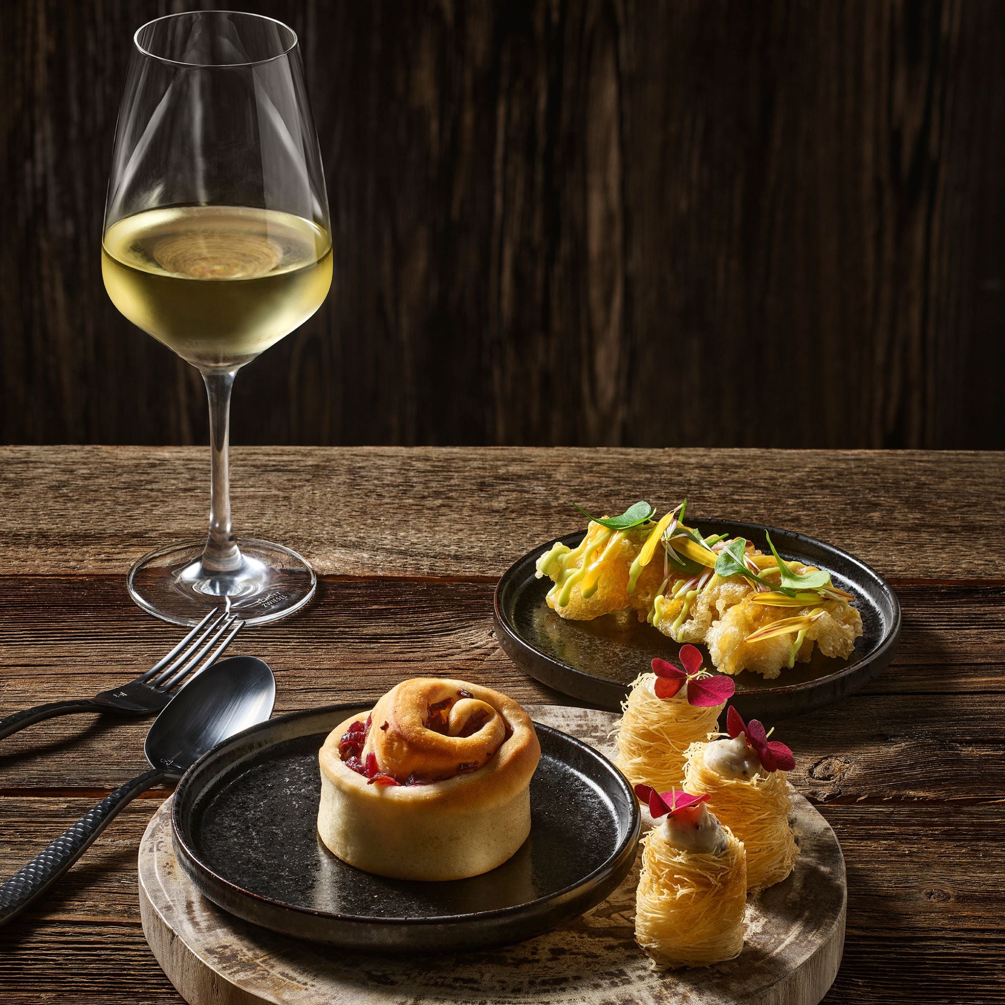 ルッカ ファセット ブラック / デザートフォーク