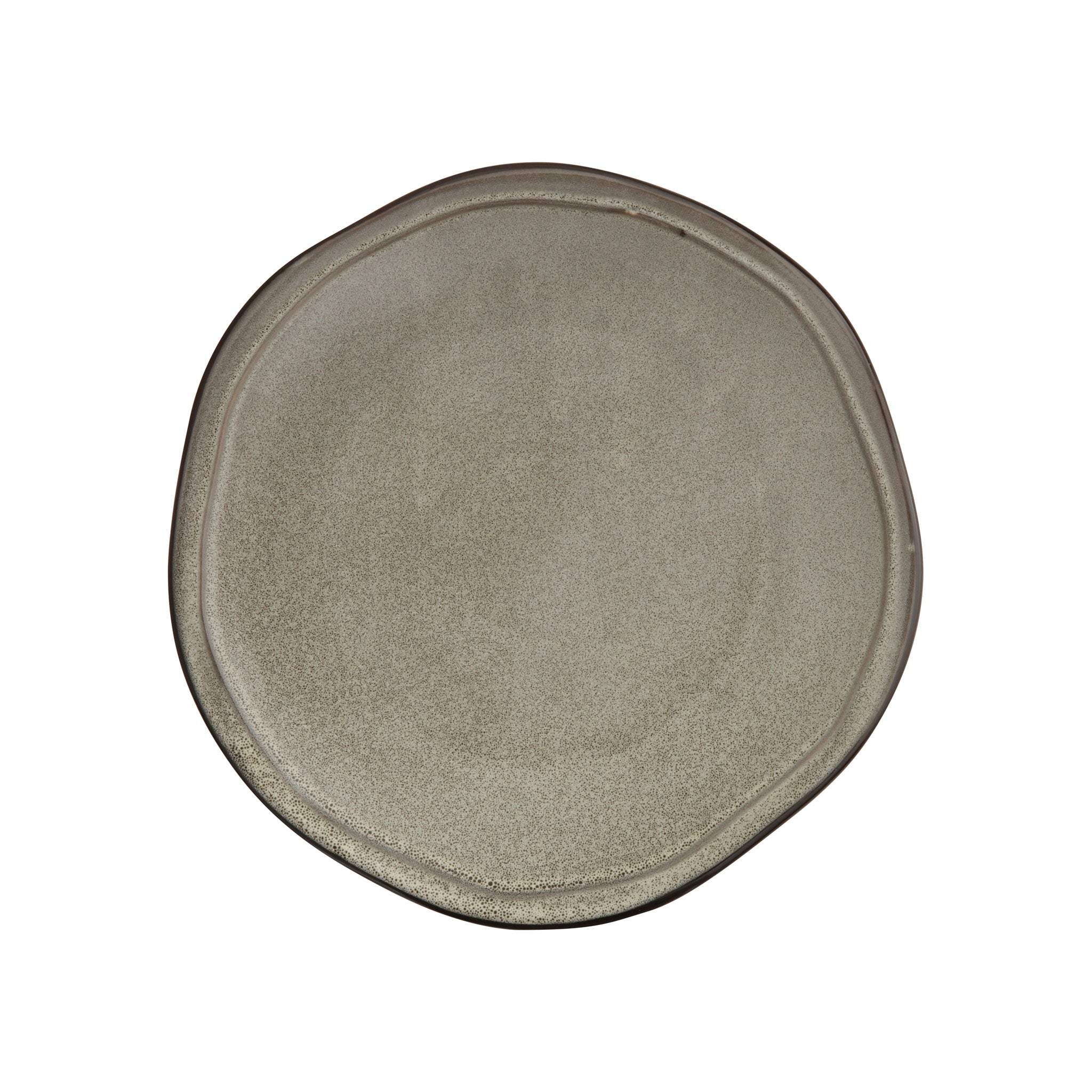 ストーン グレー / フラットプレート 21cm
