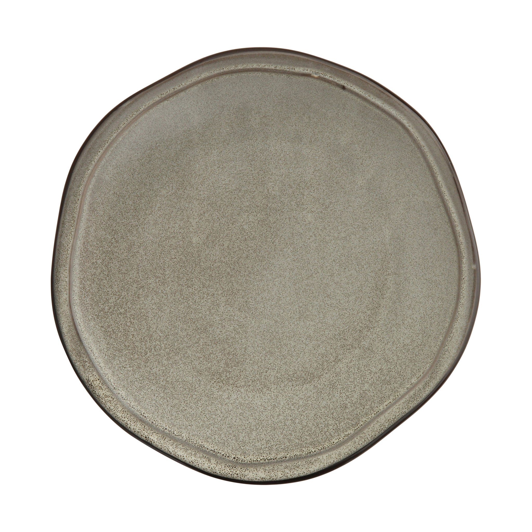 ストーン グレー / フラットプレート 25cm