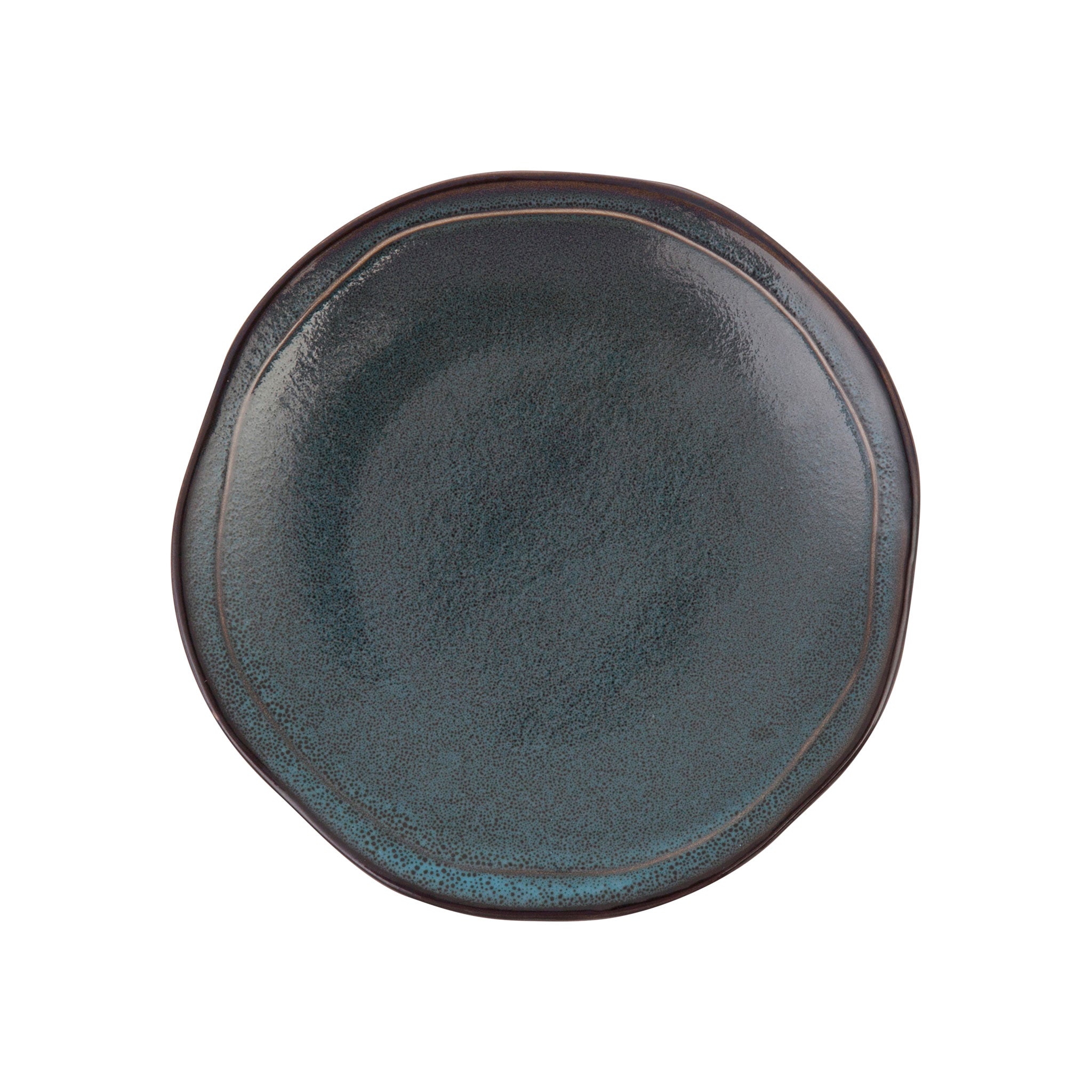 ストーン ブルー / フラットプレート 21cm