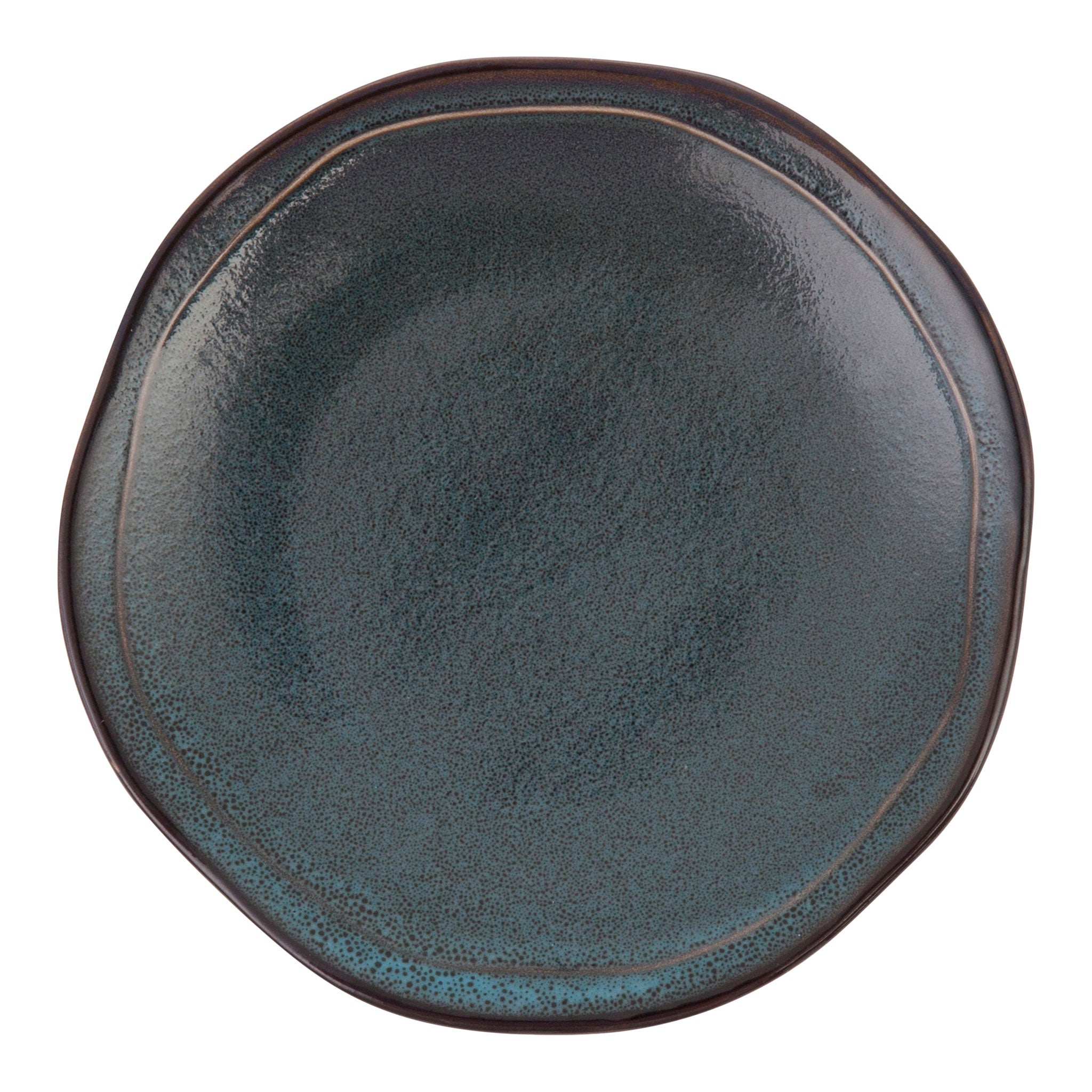 ストーン ブルー / フラットプレート 28cm